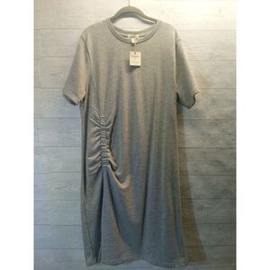 World Market‎ Lounge Night Gown gray w/scrunch side detail one size